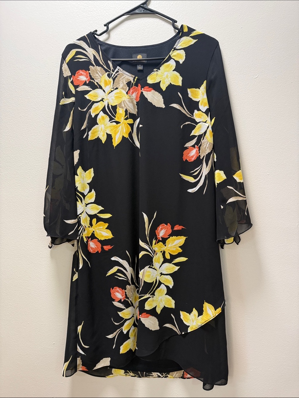 Floral Dress / Business Casual Dress / Short Office Dress